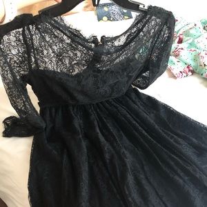 Juicy Black Lace Dress